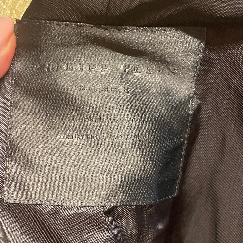 Philipp Plein Elegant Black Blazer Size XS new - Picture 10 of 10